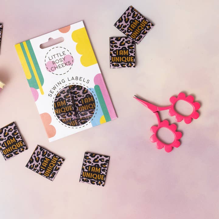 Little Rosy Cheeks - Wholesale Fabric - I AM UNIQUE 2.0 - Sewing Labels Tags3