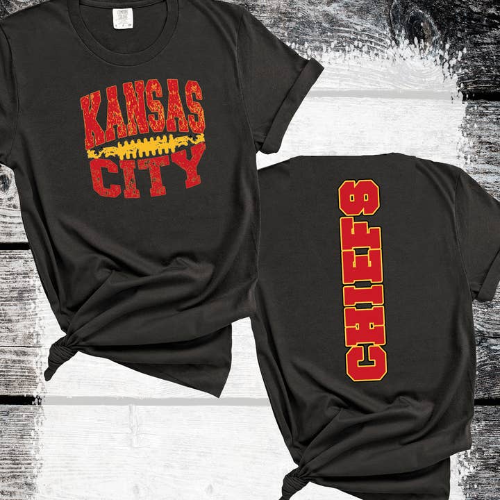 A Blessed Texas Mess Boutique - Wholesale T-Shirt (Graphic) - Unisex - Chiefs Kingdom Gear Your Ultimate Kansas City Shop