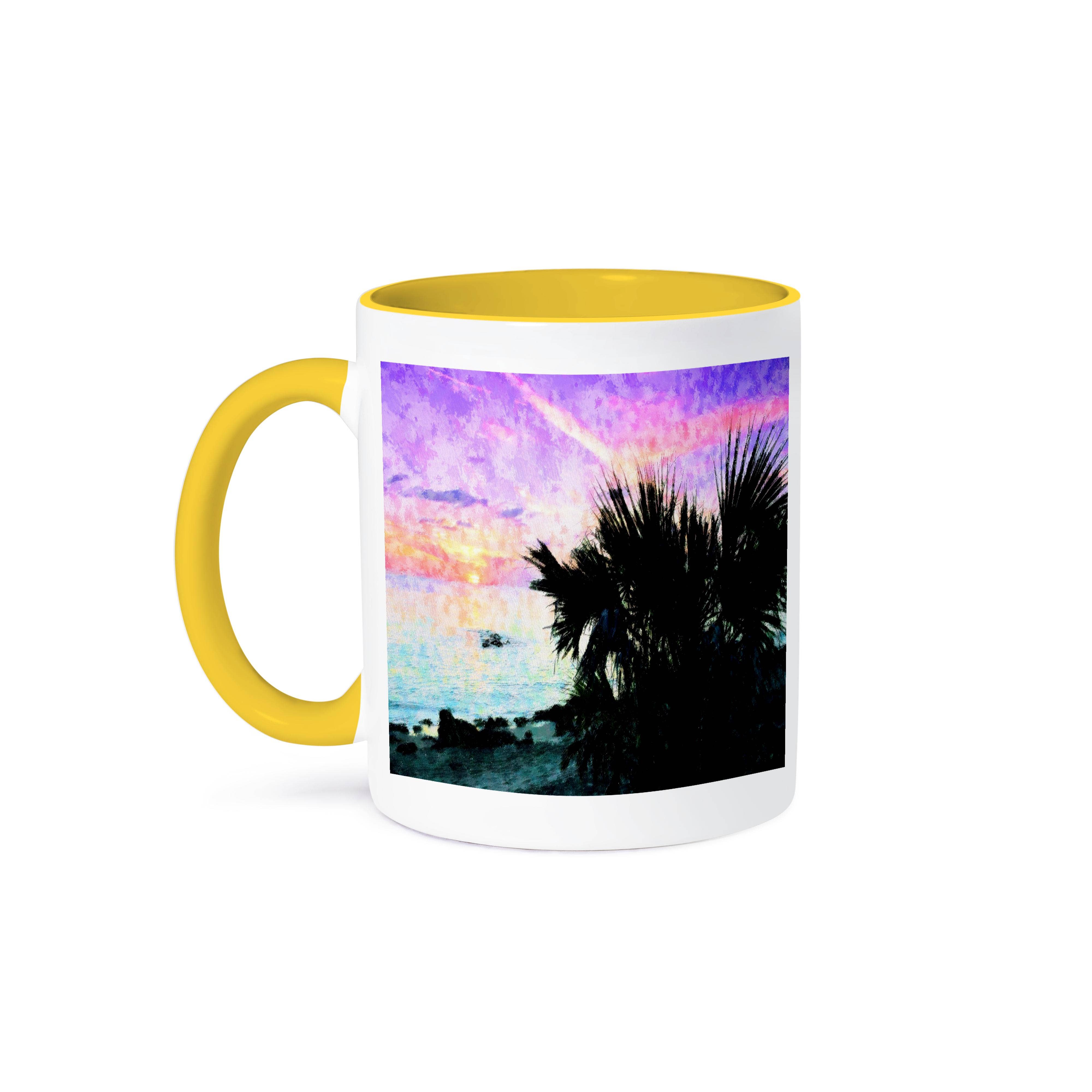 3dRose - Wholesale Coffee Mug - 3dRose, Image of Impressionist Tropic Sunset, Mug0