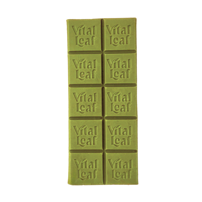 Vital Leaf - Vente Barre chocolatée - Tablette de chocolat Matcha pour réduire le stress et améliorer la concentration : boîte de 121