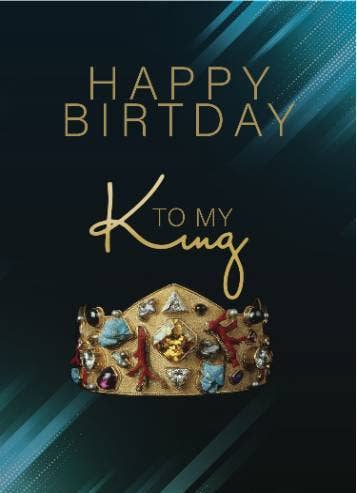 Culture Greetings - Wholesale Birthday Card - My King0