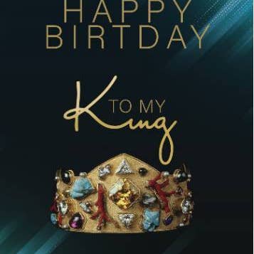 Culture Greetings - Wholesale Birthday Card - My King