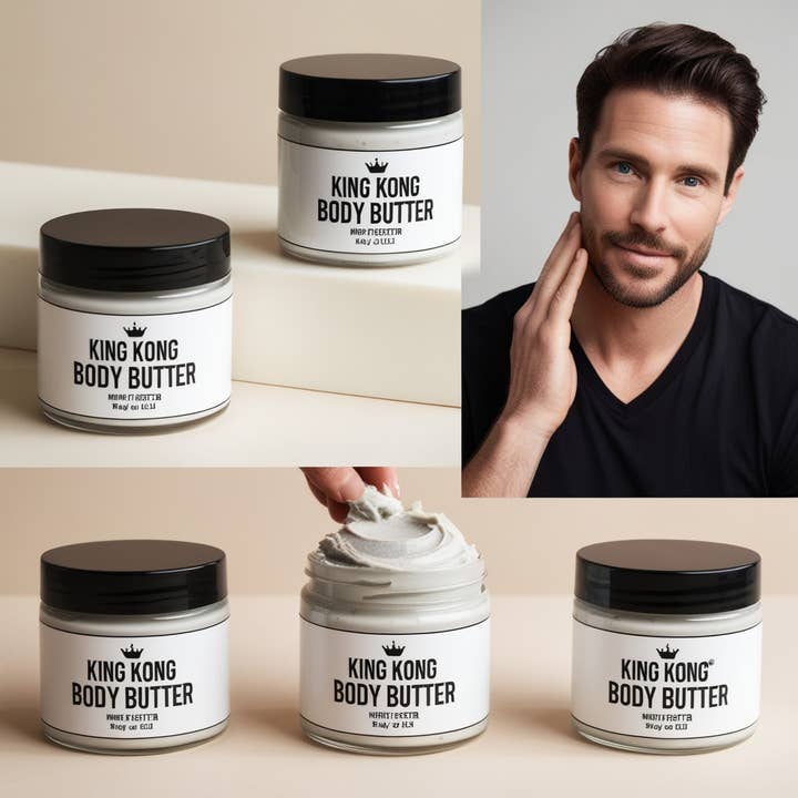 Beautique Goals - Wholesale Body Balm/Butter - Men's - King Kong Body Butter: Sandalwood Beast Butter for Men
