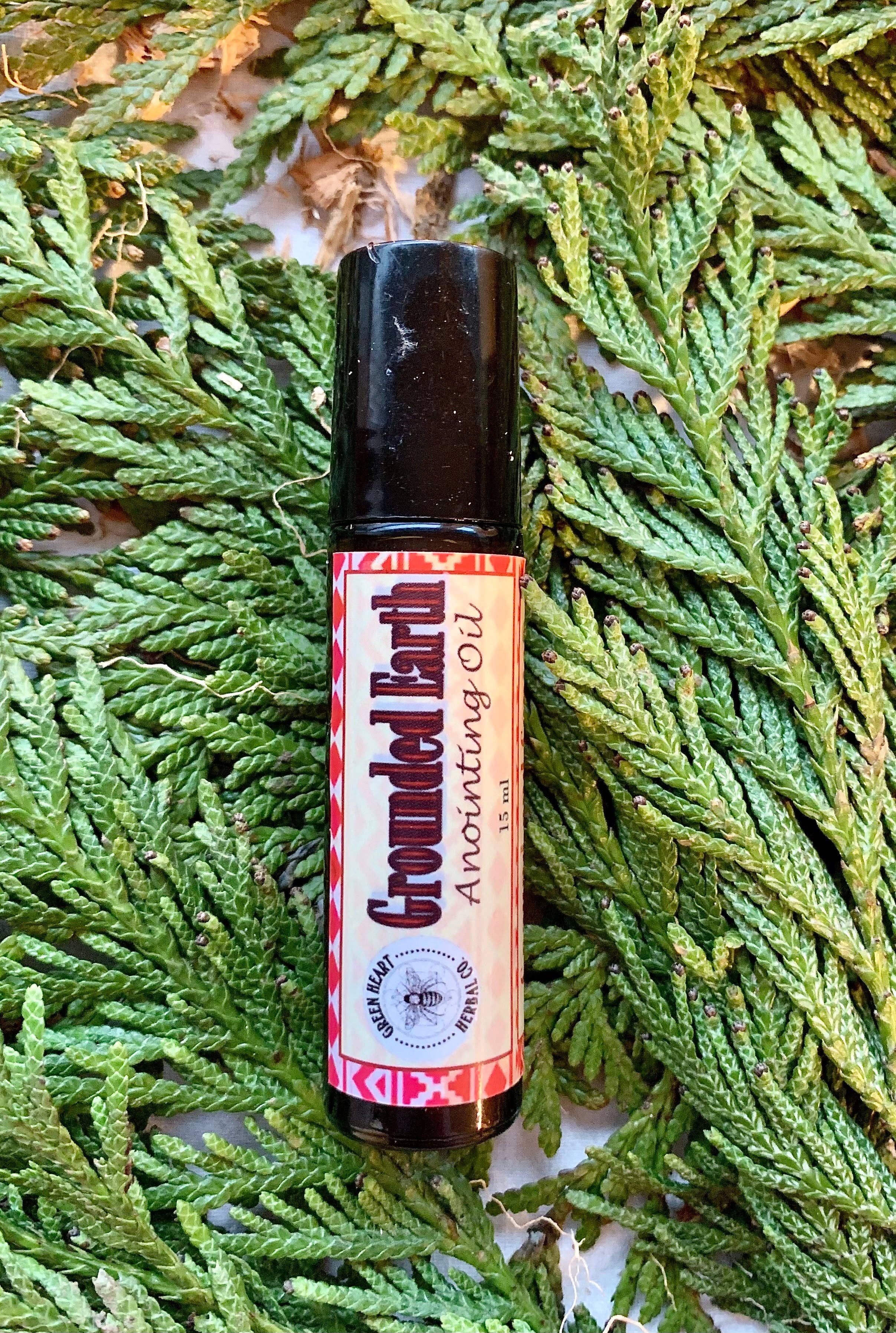 Green Heart Herbal Co. - Wholesale Essential Oil Roll-On - Grounded Earth Anointing Oil Roll-On Aromatherapy2