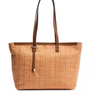 Designer Orange Straw Handbag for wholesale by Sassy Jewelry Collection