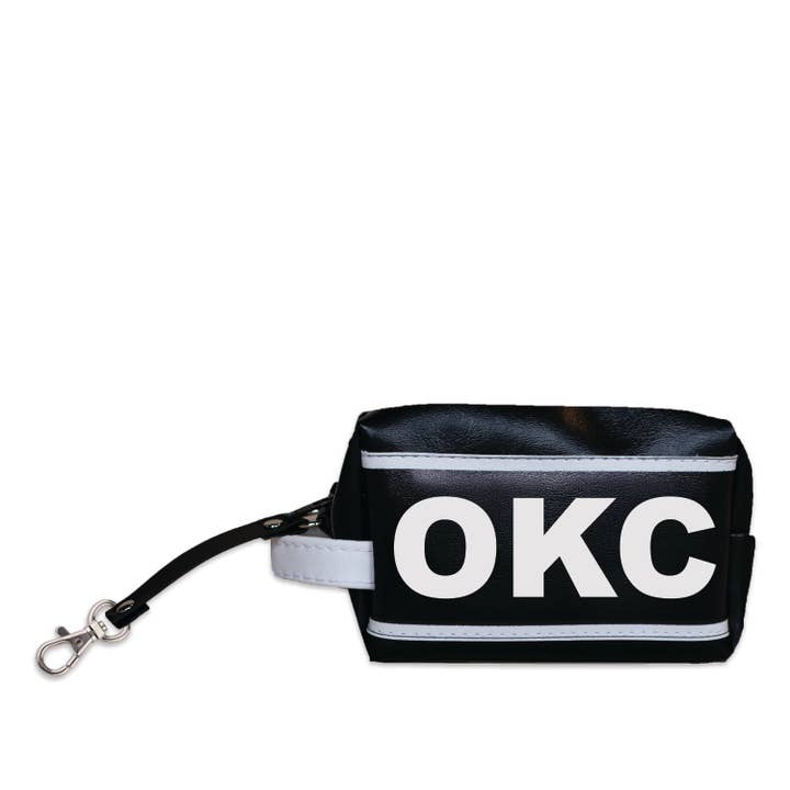 OKC (Oklahoma City) City Abbreviation Multi-Use Mini Bag Keychain for wholesale by Anne Cate