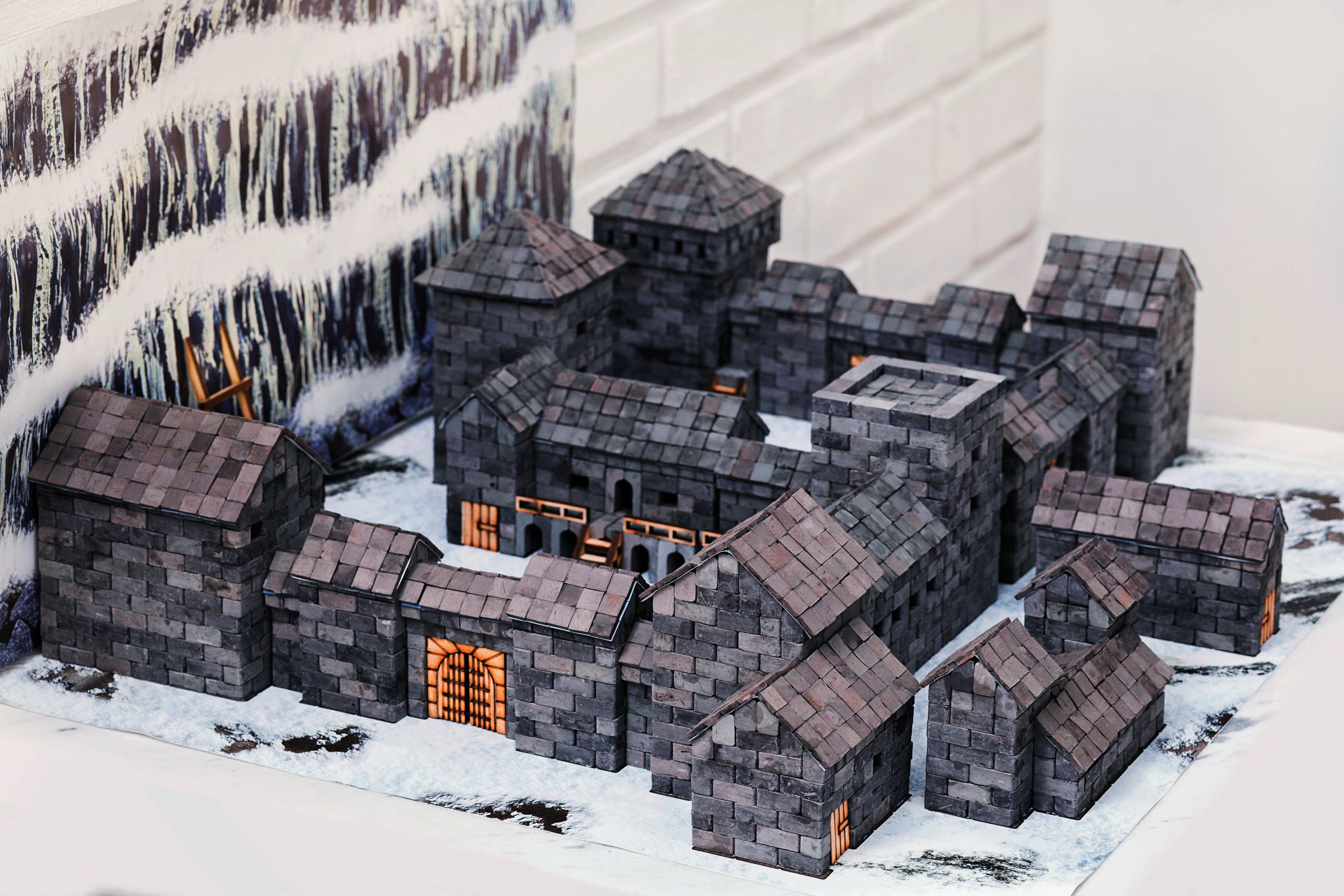 Fainotoys – wholesale Building set – Child – Mini Bricks Construction Set - Black Castle1