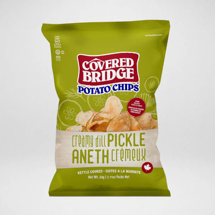 Milo & Dexter – wholesale Chips – 60g Krämiga Picklechips - Covered Bridge0