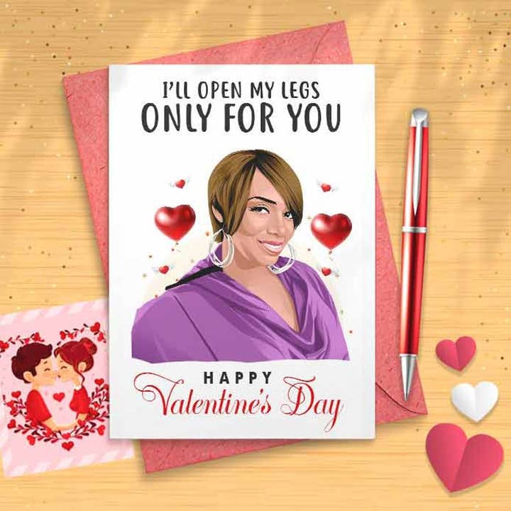 VenusArtsShop - Wholesale Valentine's Day Card - Funny NeNe Valentines Card - Card For Him, For Boyfriend