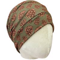 Pinecone Party Boho Buff for wholesale by The Sassy Olive Handmade Headbands