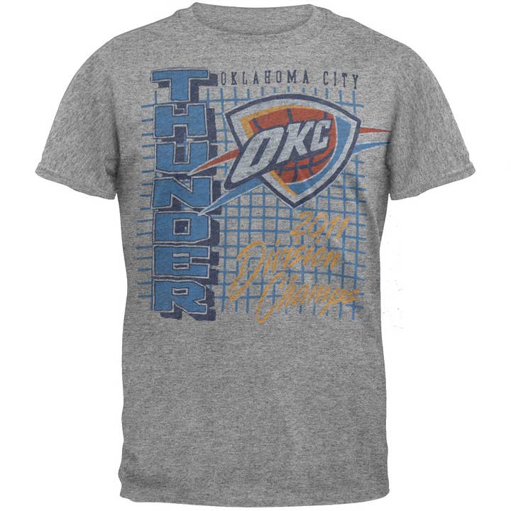 Oklahoma City Thunder - '11 Division Champs Men's T Shirt for wholesale by Official Store