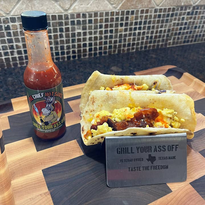 Grill Your Ass Off - Spices, Rubs, Seasonings, Sauces, Jerky - Venta al por mayor Salsas picantes - Salsa picante Fire Chief: suave, sabor, para tacos, pollo, nachos
