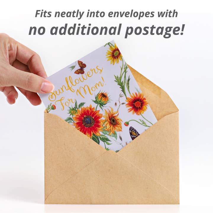 Bentley Seed Co. - Wholesale Mother's Day Card - Sunflowers For Mom - All Sorts Sunflower Seed Packets