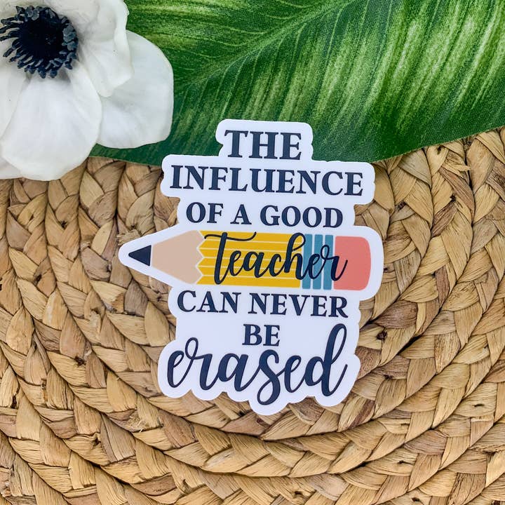 Savannah and James Co - Wholesale Sticker - Good Teacher, Vinyl, Sticker, 3x3 inch1