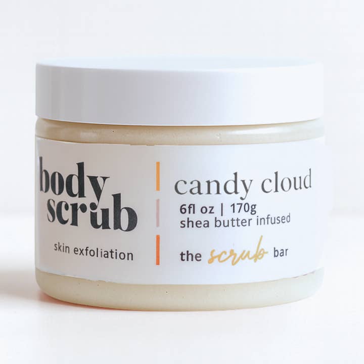 Candy Cloud Cremiges Peeling-Körperpeeling für den Großhandel von The Scrub Bar