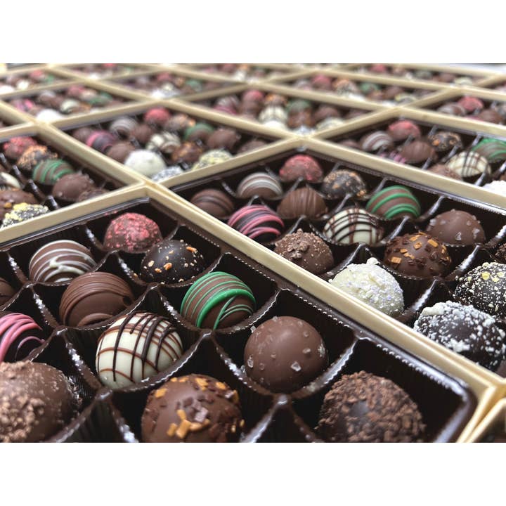 O'Shea's Candies Sweet Shop - Wholesale Chocolate Box - 15PC Truffles Gourmet Premium Assortment- Window Box