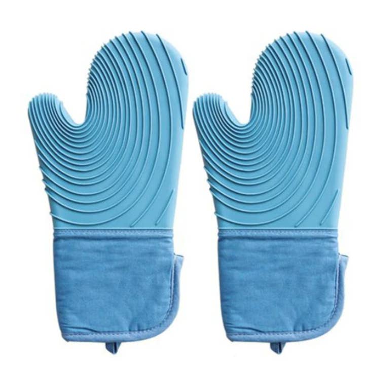 Homerely (We Cover All Import Duties) - Wholesale Oven mitt/pot holder - 2Pcs Silicone Heat Proof Gloves