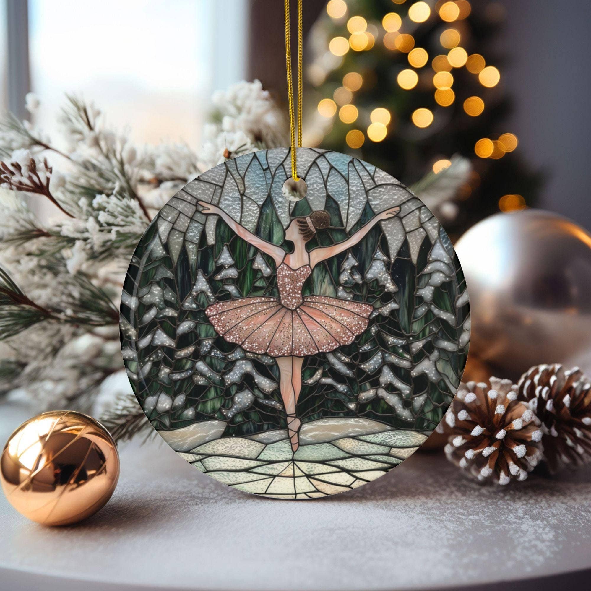 TMLECOM LTD – wholesale Ornament – Ballerina Christmas Ornament, Dance Ornament, Ballet Gift0