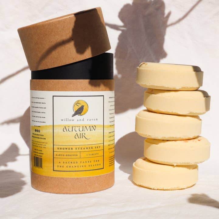 Autumn Air Shower Steamer Set for wholesale by Willow and Raven