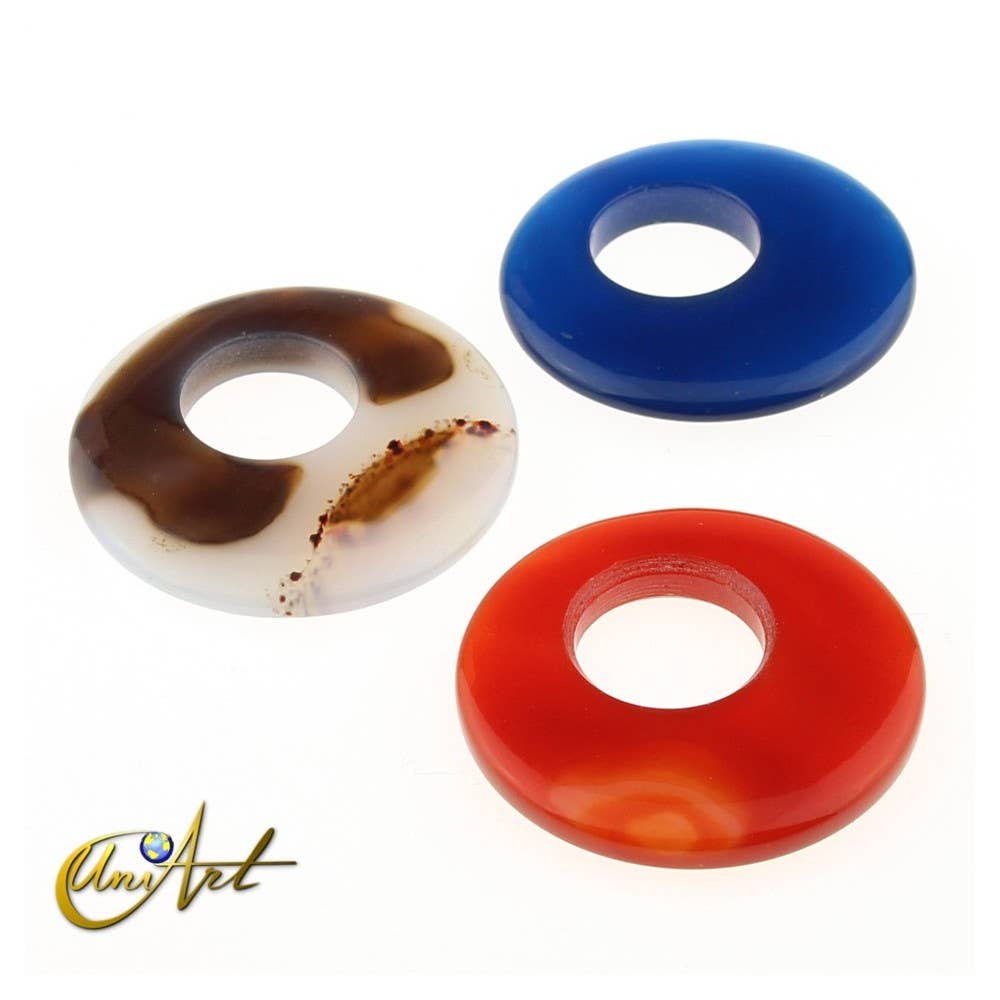 UniArt - Wholesale Individual Charm/Pendant - Donut Pendant 4 Cm3