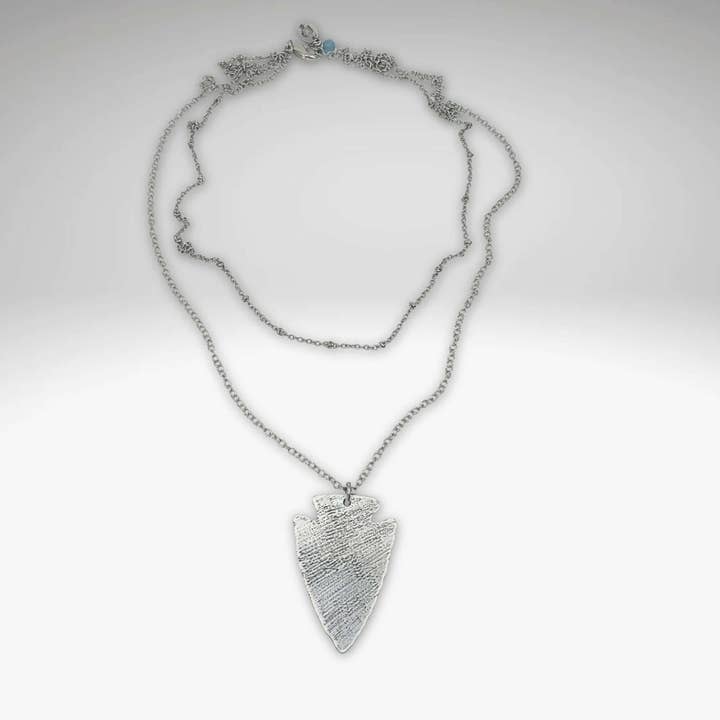 Arrowhead Long Layered Necklace for wholesale by Daphne Lorna