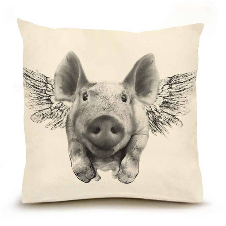Almohada grande Flying Pig para venta al por mayor de Eric & Christopher