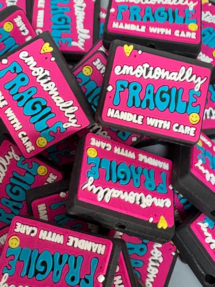 Conta de Foco de Silicone Emocionalmente Frágil por atacado de ASAP Craft Supplies