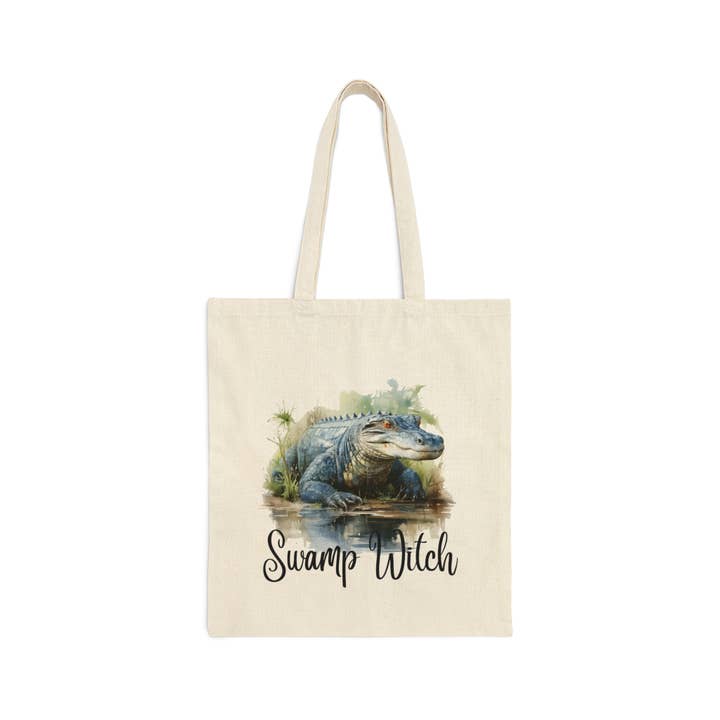 Eye of Toad, LLC - Wholesale Tote Bag - Women's - Swamp Witch Canvas Tote1