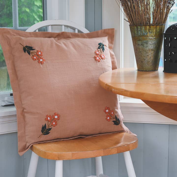 Galley and Fen – wholesale Throw/decorative pillow – Ada Clare Pillow (Dusty Pink)2