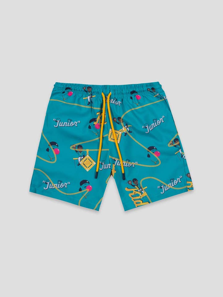 Baseballism - Wholesale Swim Shorts - Kids - Ken Griffey Jr. Cage Trunks - Youth