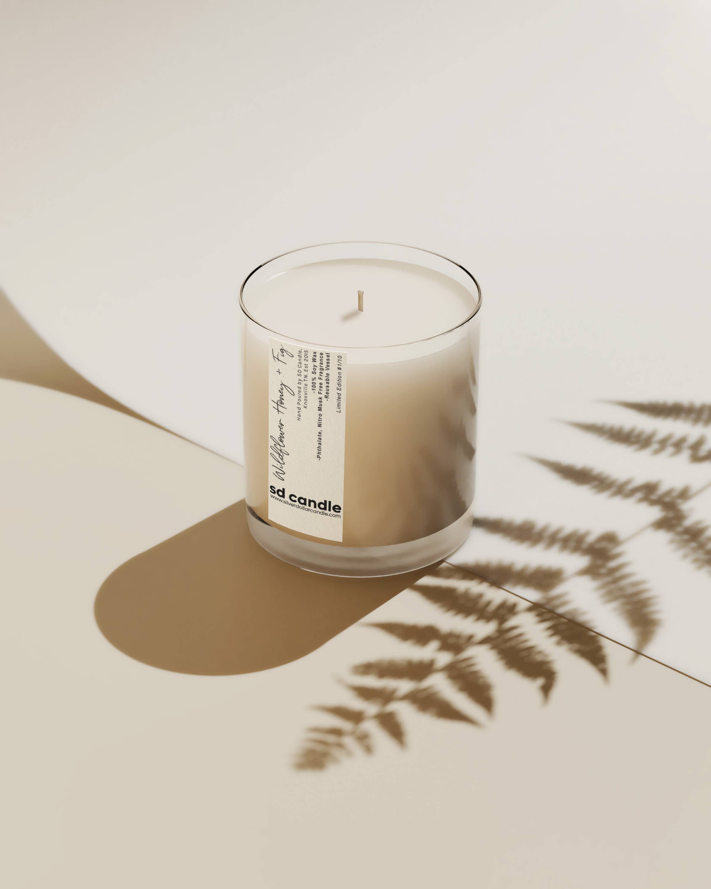 Silver Dollar Candle Co. - Vendita all'ingrosso Candela in vasetto - Candela profumata al miele di fiori selvatici e fico con stoppino in cotone - 198 g1