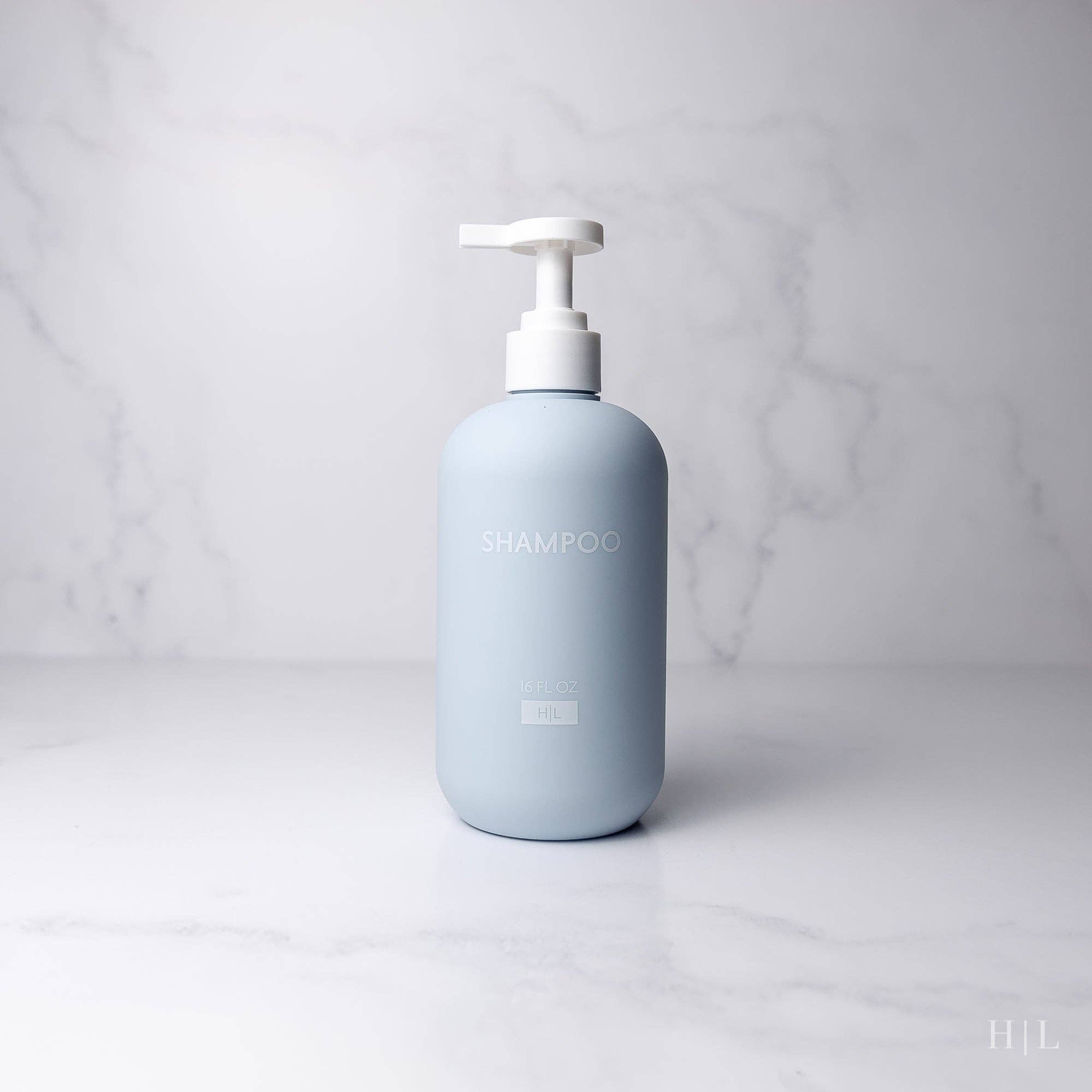 Joie Designs Co. | Refillable Bottles - Wholesale Soap Dispenser - Color Series Shower Dispenser Set of 3 - Waimea Collection, Sky Blue10