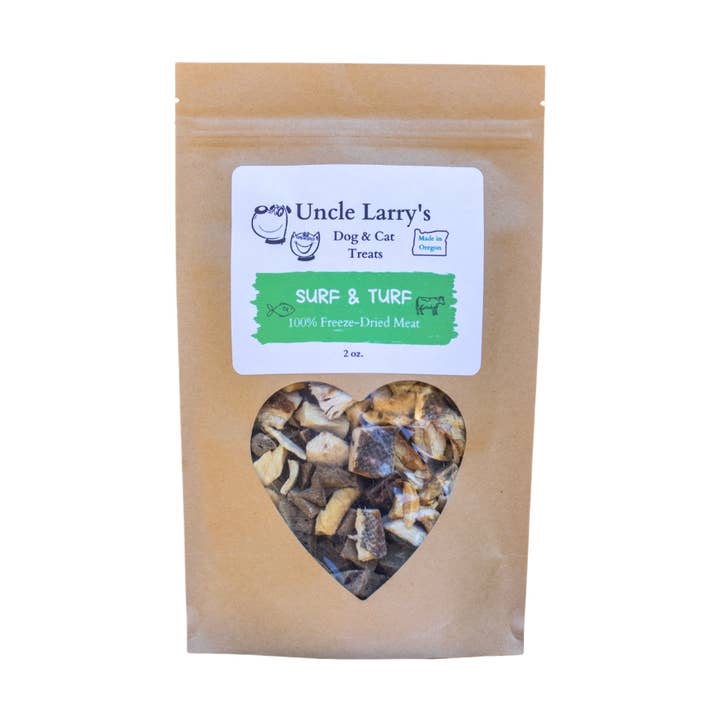 Uncle Larry's Surf & Turf 2 oz for wholesale by Uncle Larry's Treats