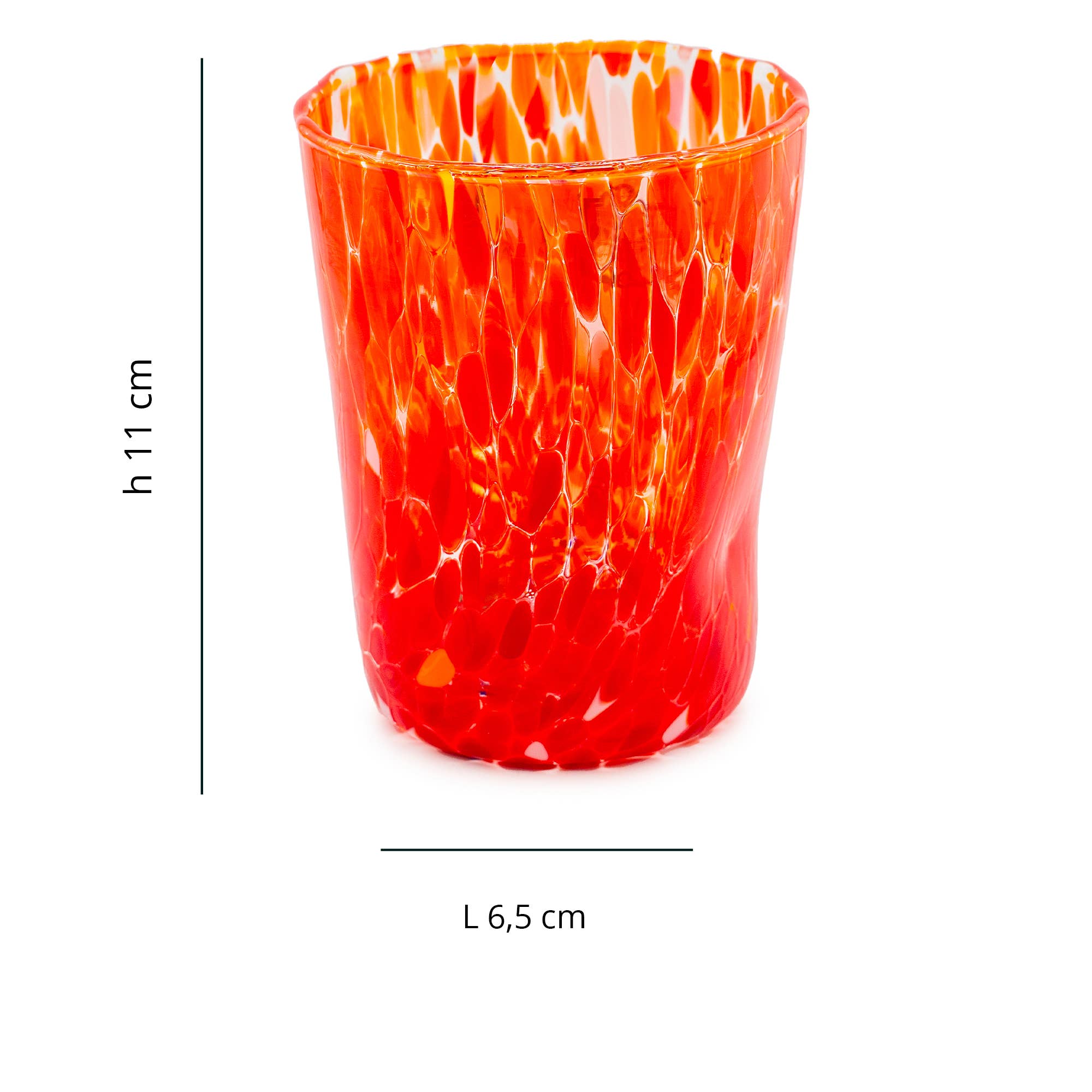 Murano Dream - Wholesale Drinking Glass/Cup - Set 6 Bicchieri MD001 in vetro di Murano vari colori1