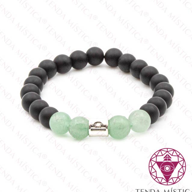 Green Quartz Libra Sign Bracelet for wholesale by Tenda Mística