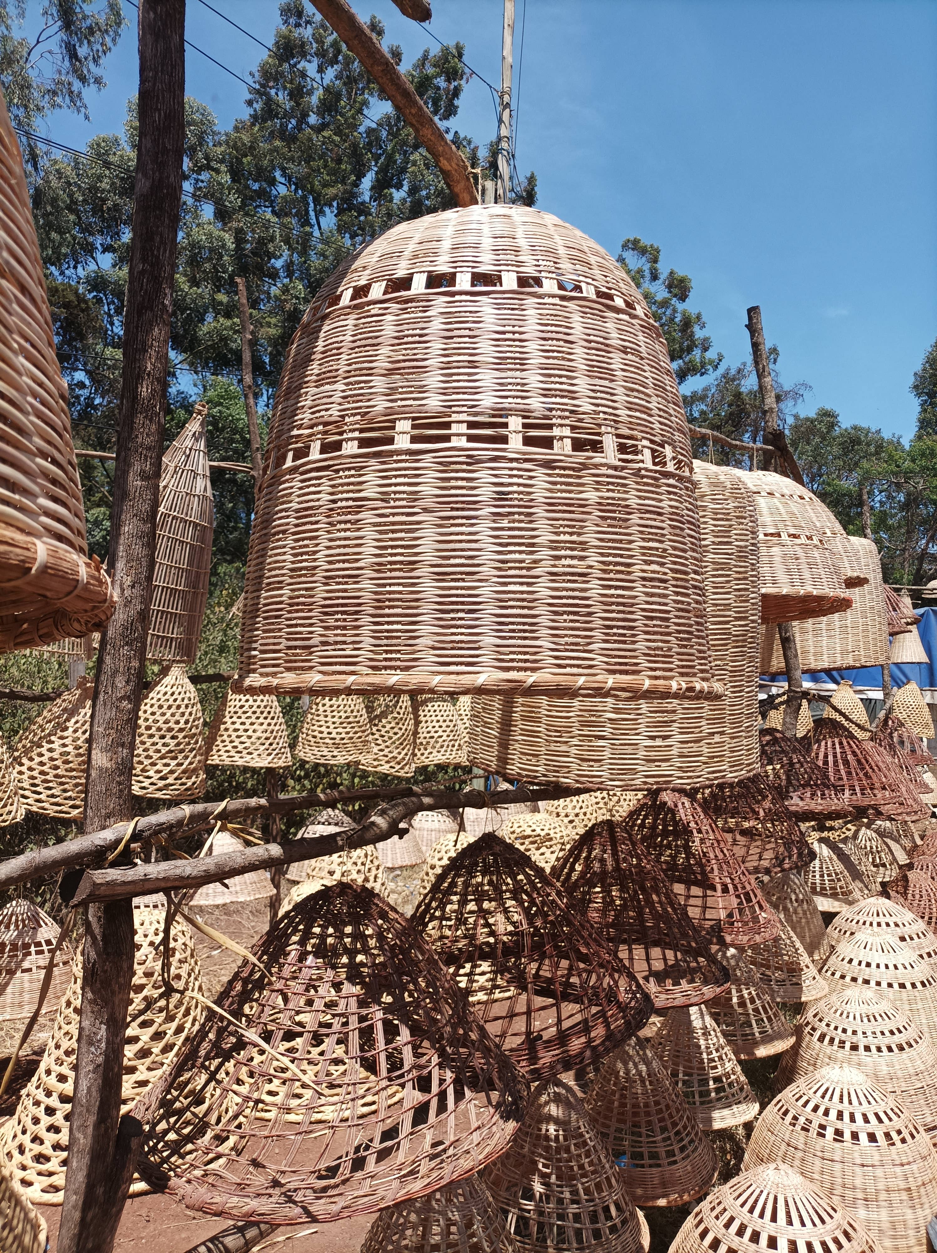 sifadesigns - Wholesale Lamp Shade - Woven Pendant Light, Basket Lamp Shade3