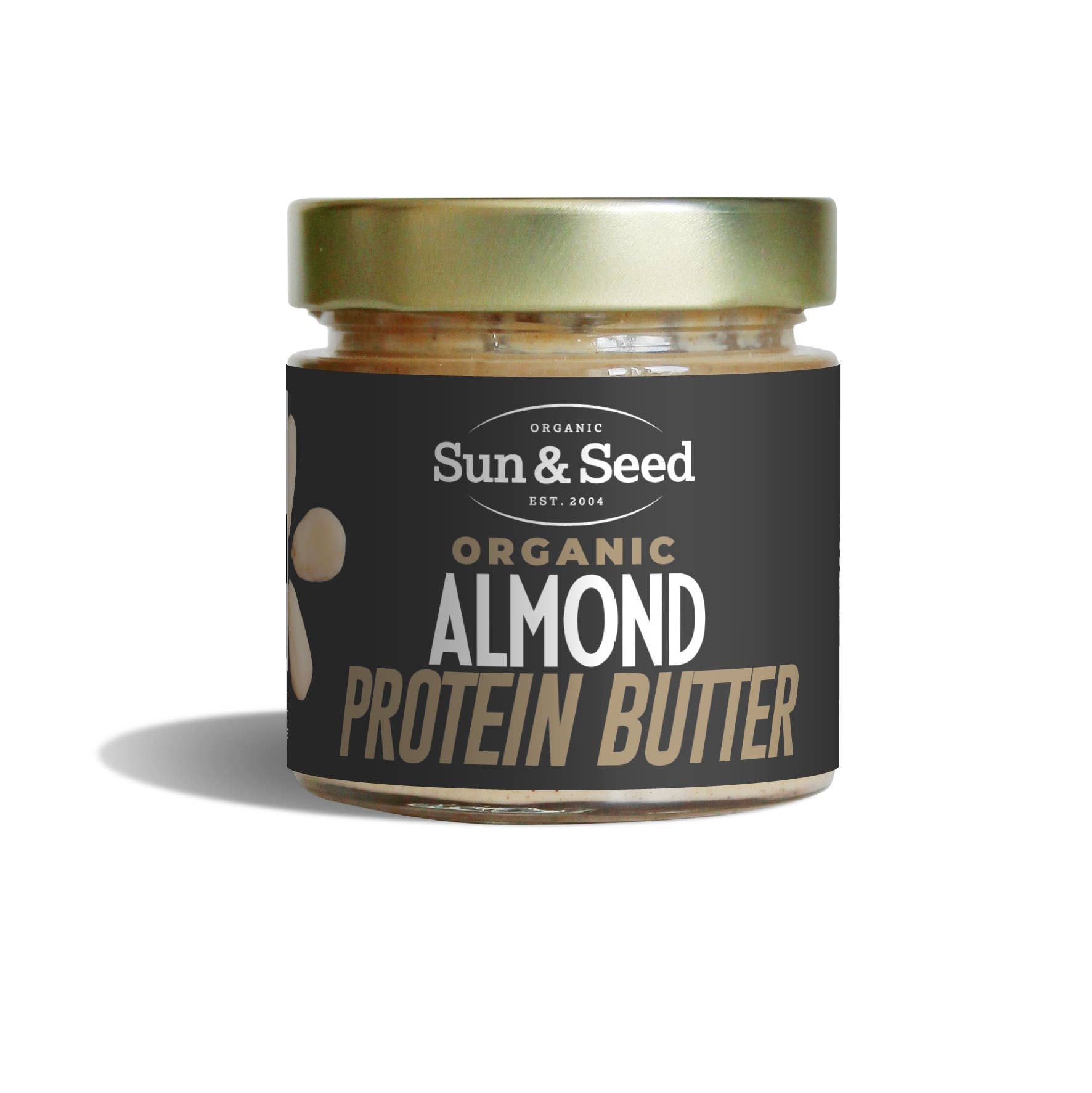 Sun & Seed – wholesale Nut butter – Organic White Almond PROTEIN Butter 200g