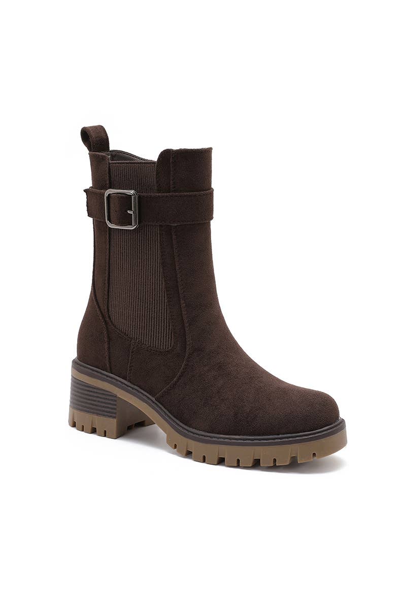 Joia Paris - Wholesale Boots - Women's - Block heel boots with sturdy lug sole WZ-1104