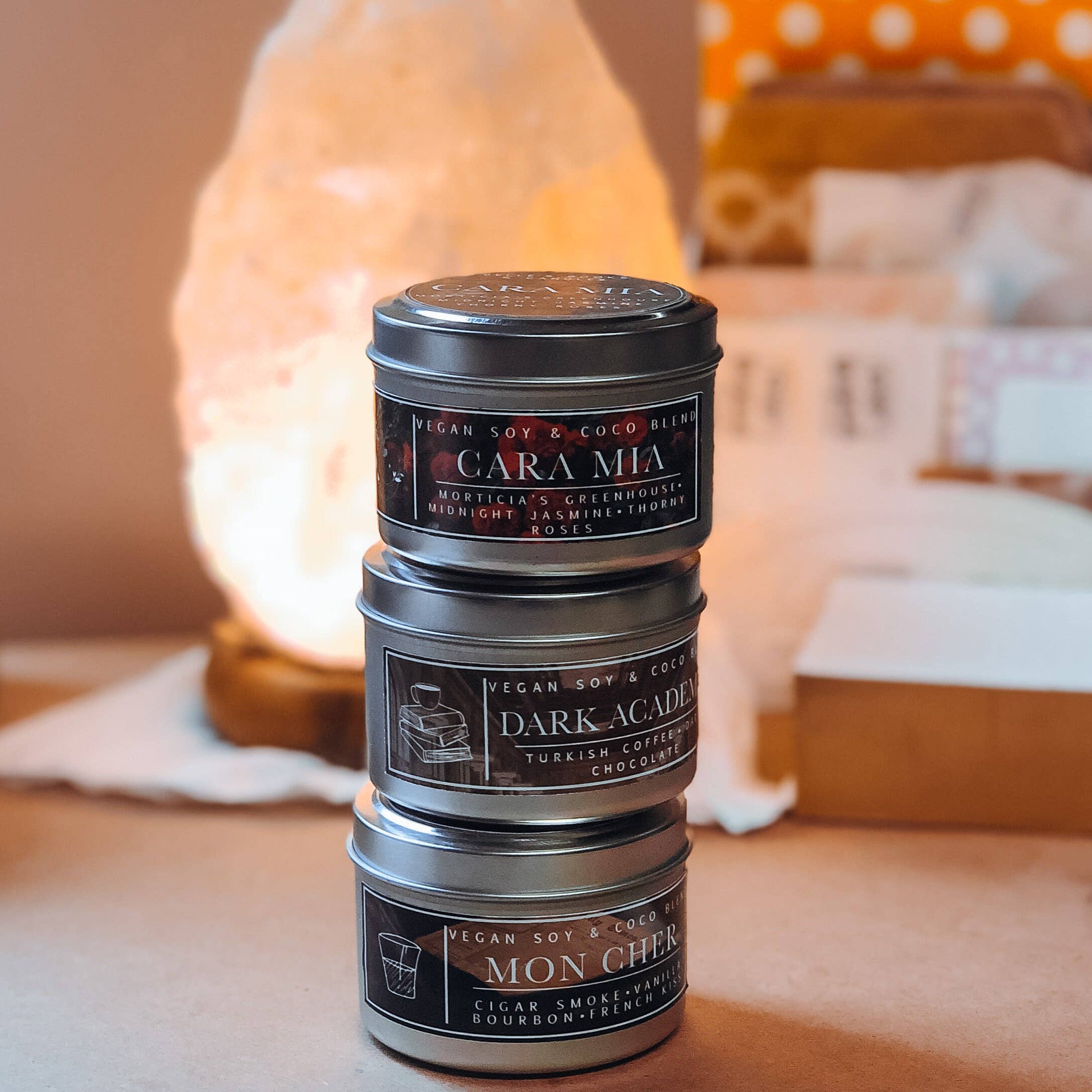 Belle's Books & Candles - Wholesale Jar/filled candle - Mon Cher Coconut Soy Candle | Bourbon Candle3