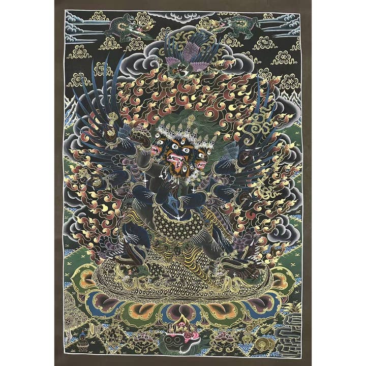 Obra-prima Thangka de Vajrakilaya por atacado de Art Of Tibet