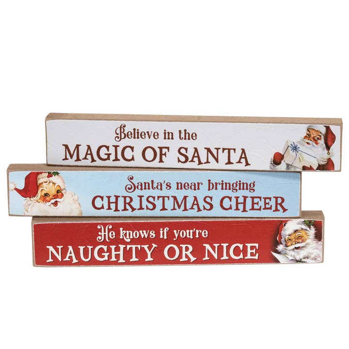 Vintage Santa Magic Mini Stick - 3 Sorten. für den Großhandel von CWI Gifts