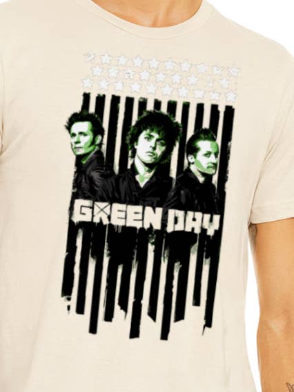 Soft Cream GREEN DAY T-SHIRT for wholesale on Faire