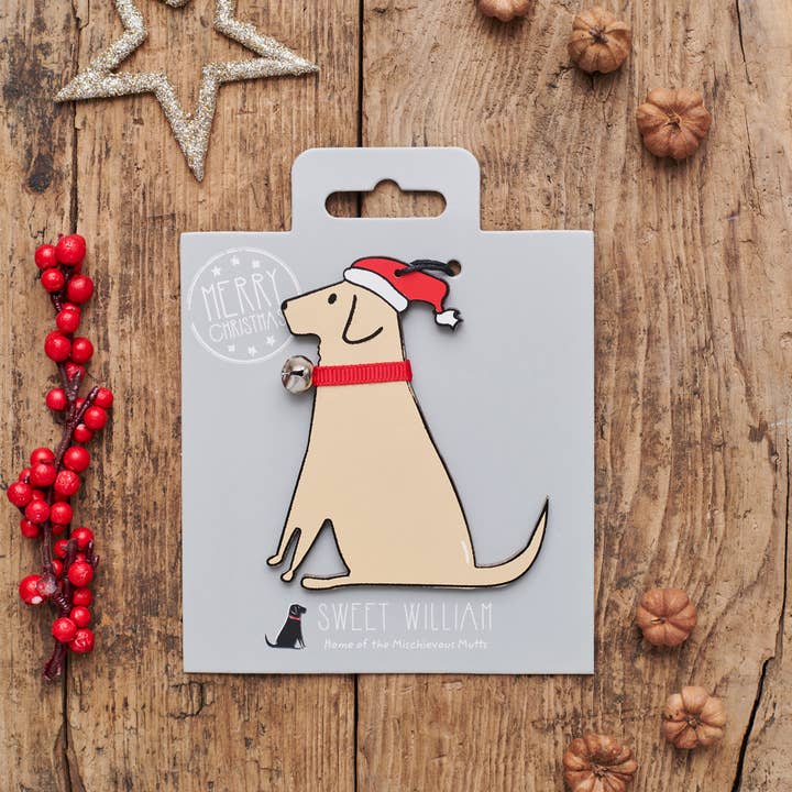 Sweet William Designs - Wholesale Ornament - Christmas Decoration/Ornament - Yellow Labrador