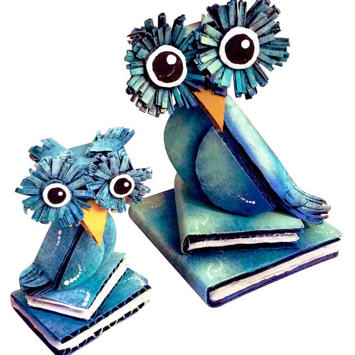 Ciclomanias - Venta al por mayor Escultura - Escultura de búho (mamá y búhos bebés incluidos)