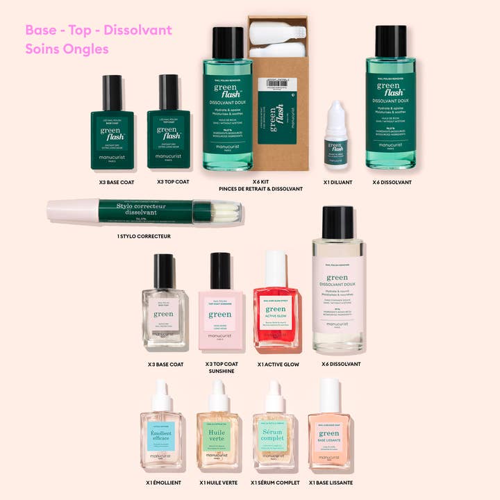 Green Flash™ + Green™ + Care + Active™ - Opening Kit Service for wholesale by Manucurist, Inc.