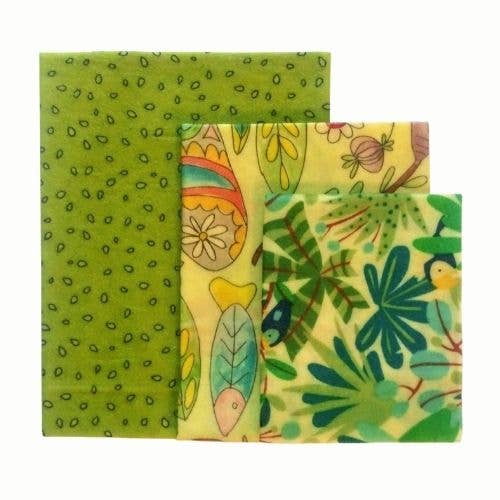 BEEZY ECO - Wholesale Food Storage Wrap/Bag - Variety 3 pack Beeswax Wraps1