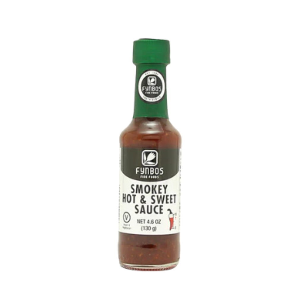 My Phoods – wholesale Hot sauce – Fynbos Smokey Hot & Sweet Sauce 130g Bottle0