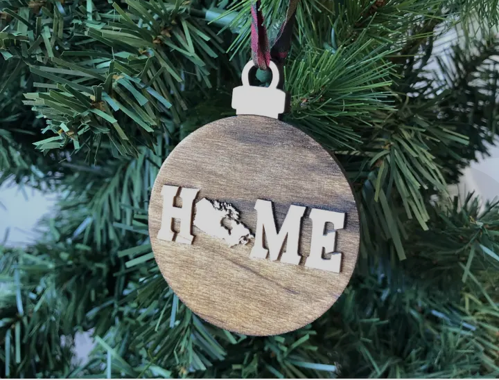My HOME Apparel - Wholesale Ornament - Wooden "HOME" Ornaments (Various Provinces)1