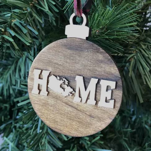 My HOME Apparel - Wholesale Ornament - Wooden "HOME" Ornaments (Various Provinces)1