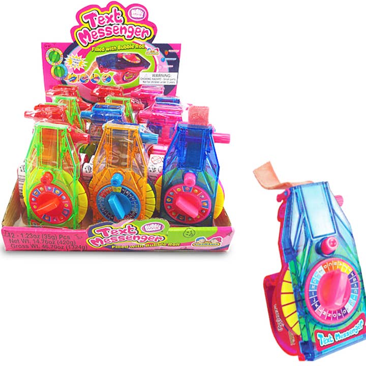 Text Messenger Bubble Gum for wholesale by Cow Crack Wholesale